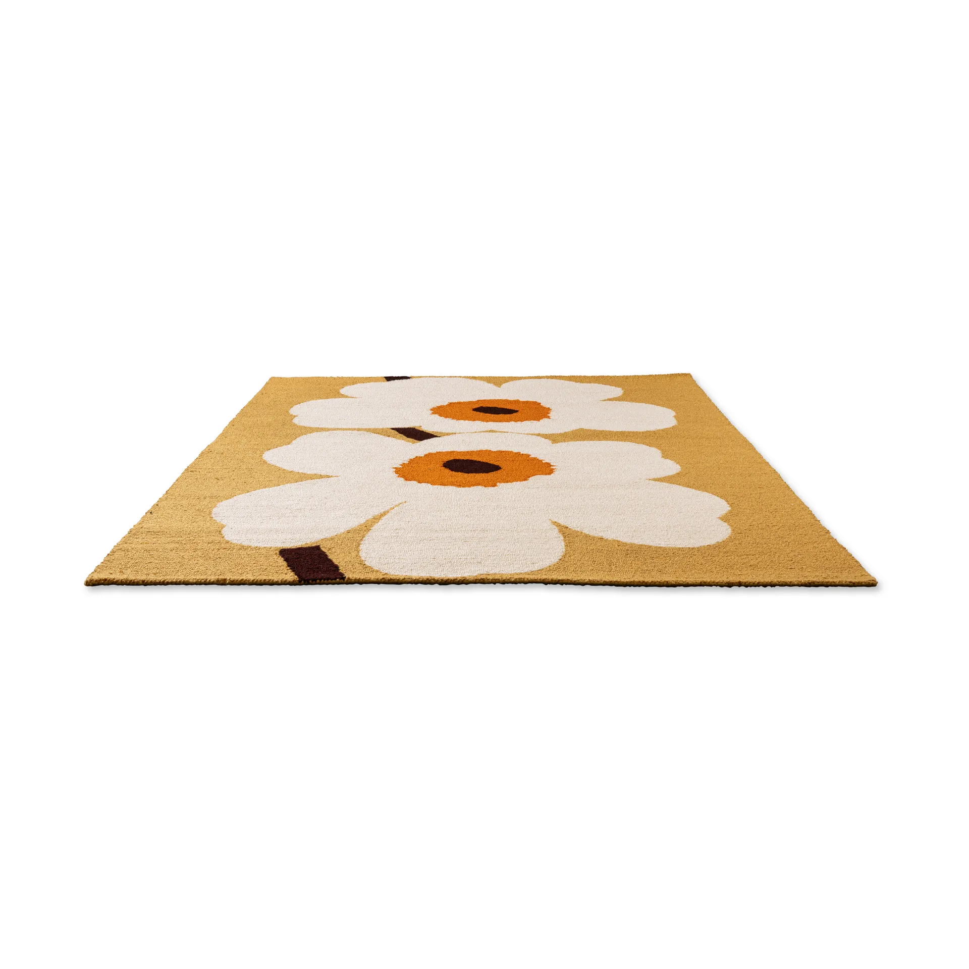 Alfombra Unikko anniversary outdoor, Honey, 250x350 cm Marimekko