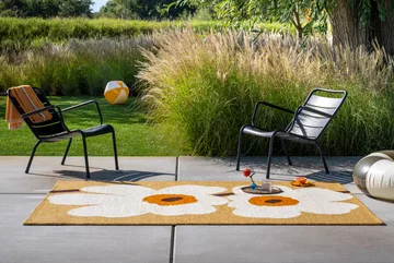 Alfombra Unikko anniversary outdoor - Honey, 250x350 cm - Marimekko