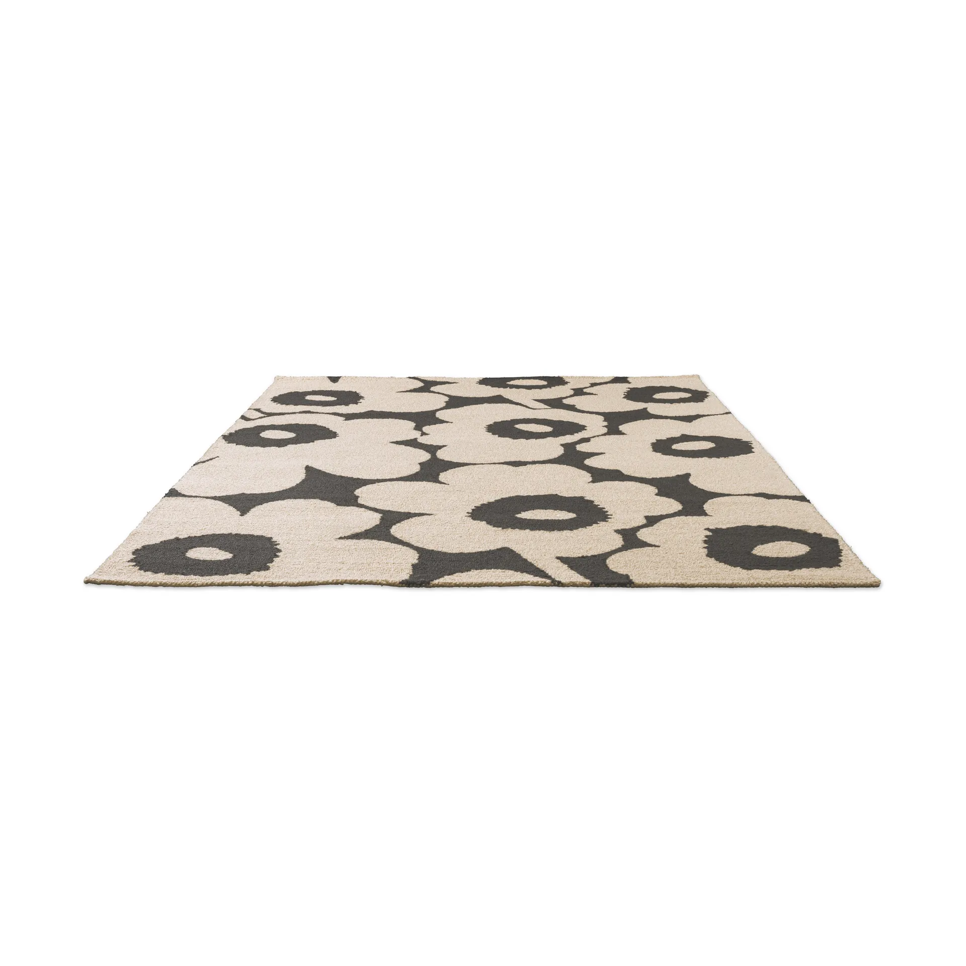 Alfombra Unikko outdoor, Charcoal-white, 160x230 cm Marimekko