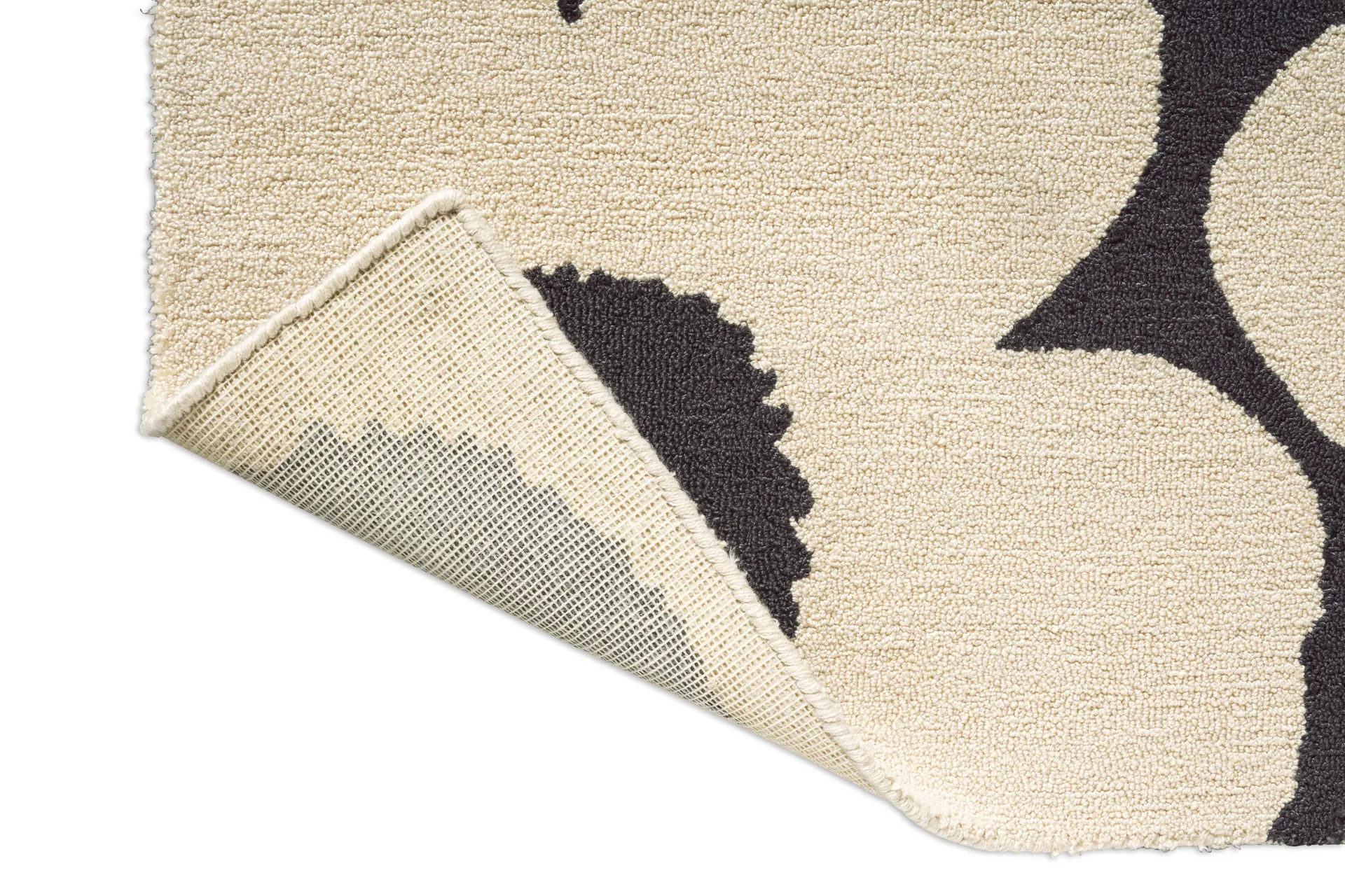 Alfombra Unikko outdoor, Charcoal-white, 250x350 cm Marimekko