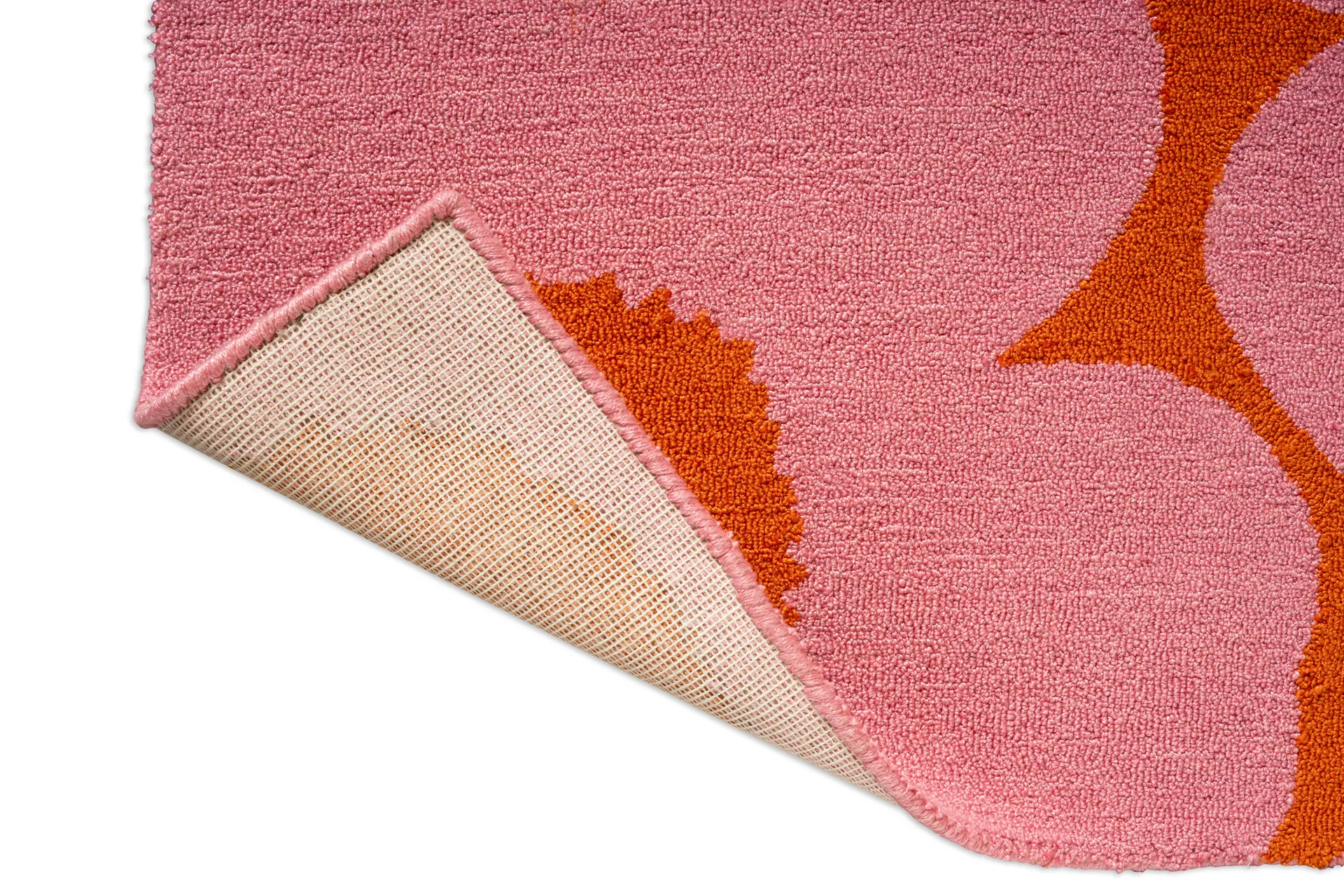 Alfombra Unikko outdoor, Pink-orange, 140x200 cm Marimekko