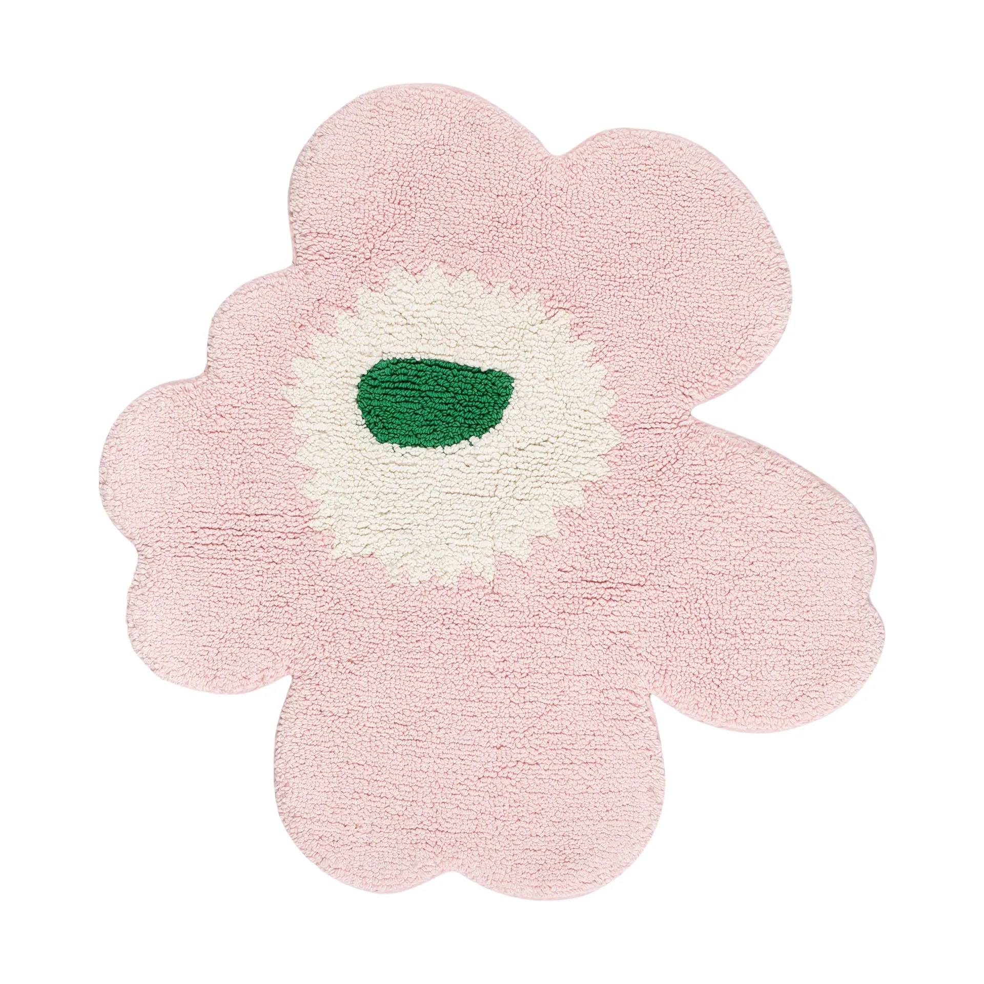 Alfombrilla de baño Unikko 73x74 cm, Pink Marimekko