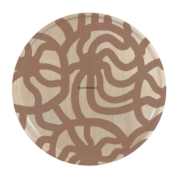 Bandeja Joonas Ø31 cm, marrón Marimekko