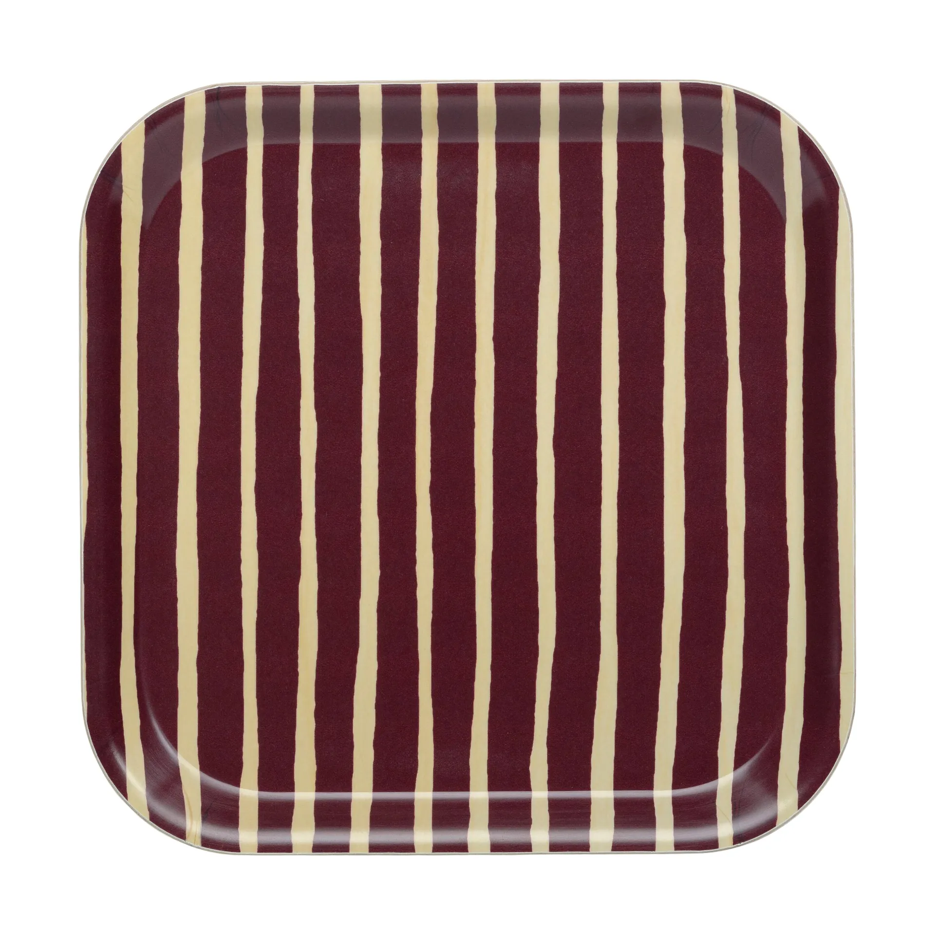 Bandeja Piccolo 20x20 cm, Burgundy Marimekko