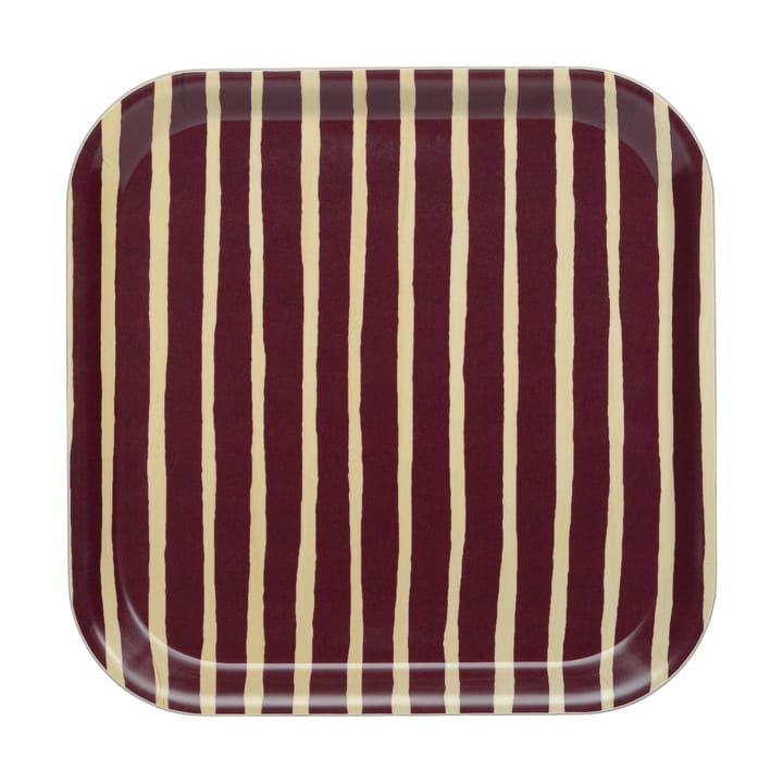 Bandeja Piccolo 20x20 cm - Burgundy - Marimekko