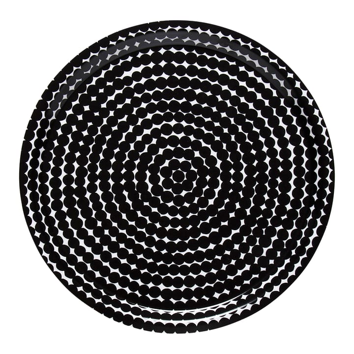 Bandeja Räsymatto Ø31 cm - negro-blanco - Marimekko