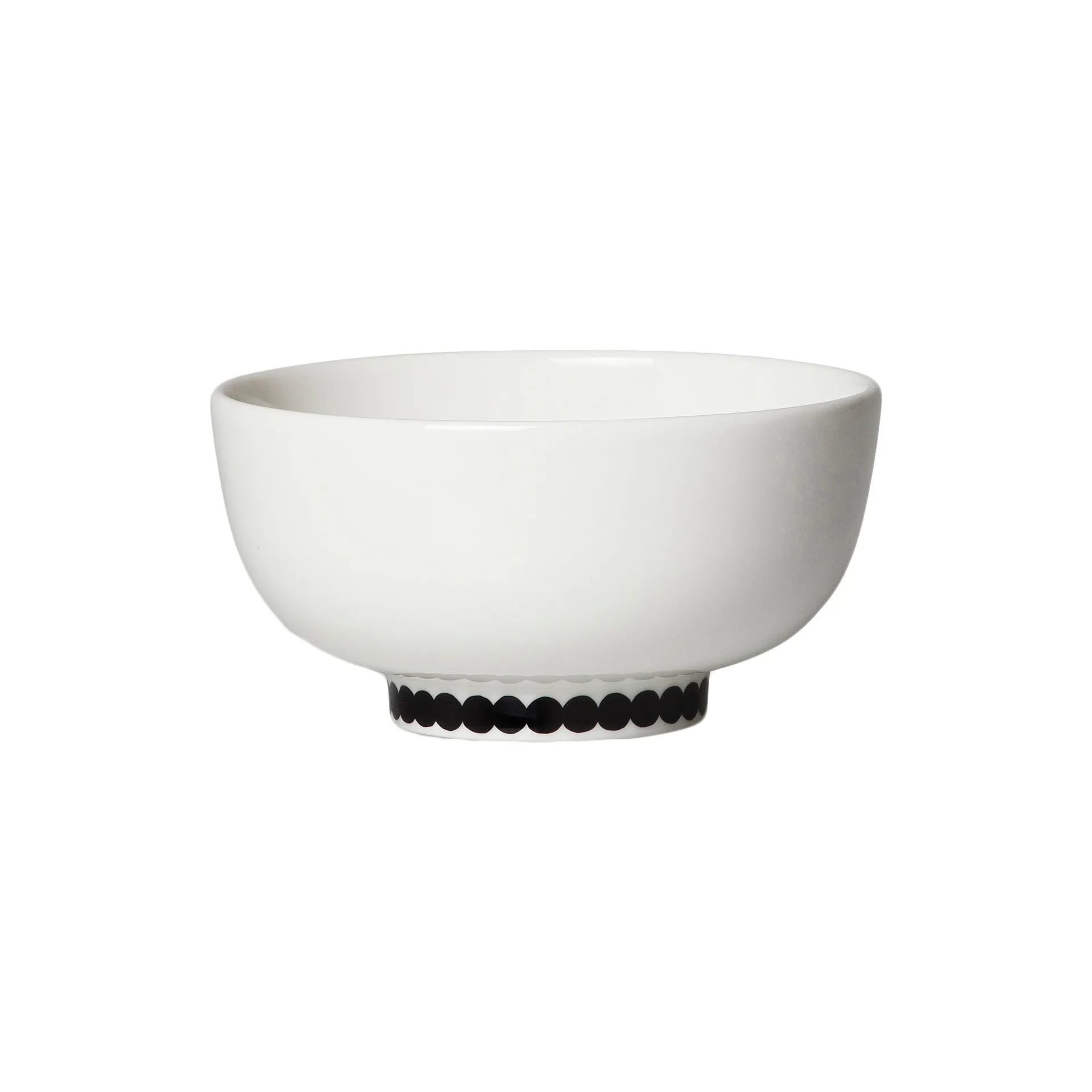 Bol Oiva Räsymatto 3 dl, negro-blanco Marimekko