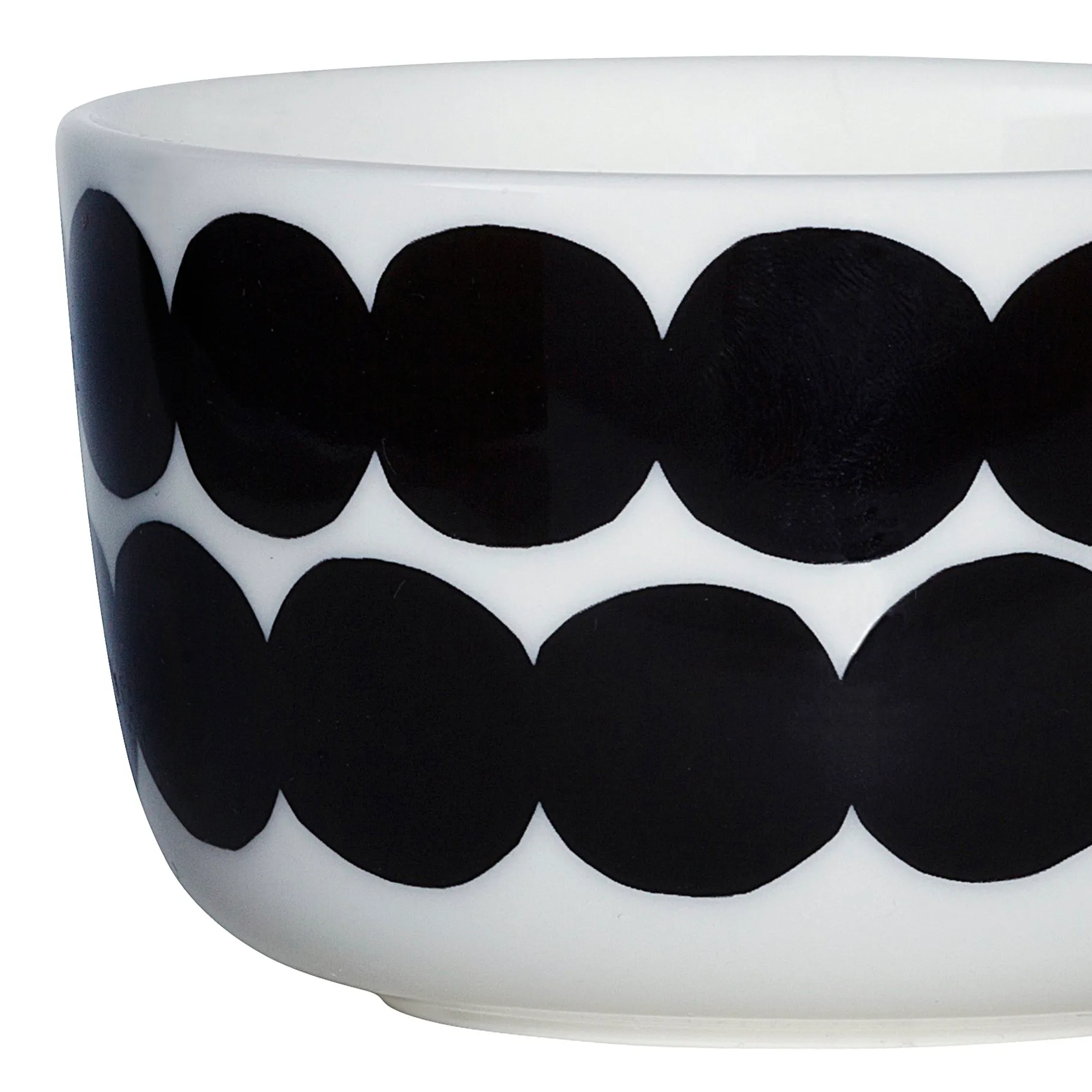 Bol Räsymatto 25 cl, Negro-blanco Marimekko