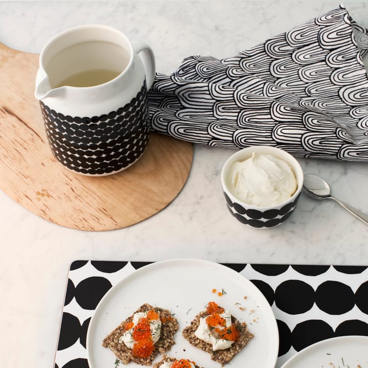Bol Räsymatto 25 cl, Negro-blanco Marimekko