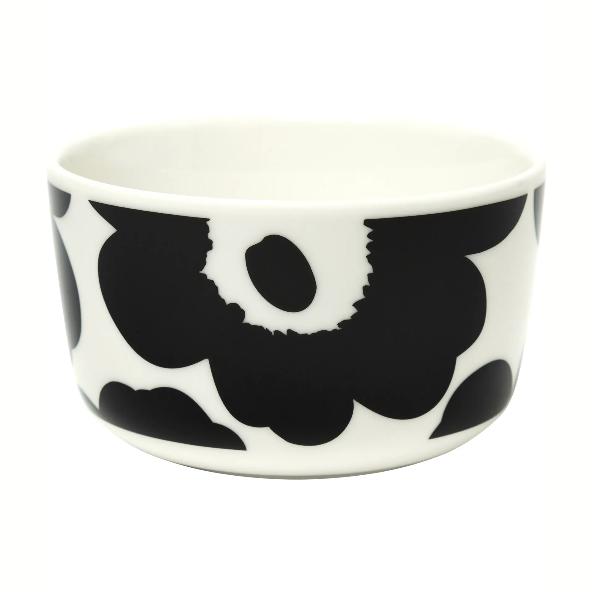 Bol Unikko 25 cl, negro-blanco Marimekko