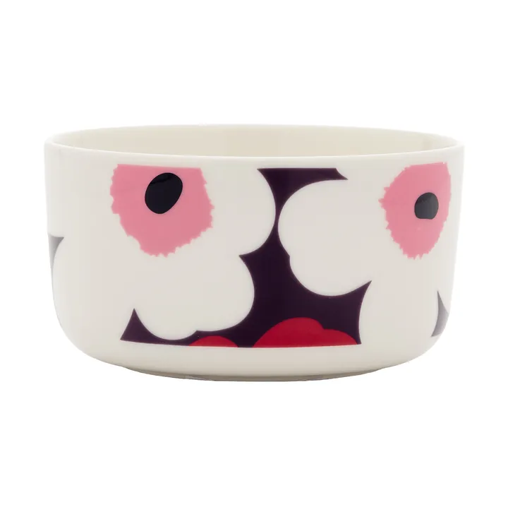 Bol Unikko 50 cl - Blanco-ciruela-arándano-rosa - Marimekko