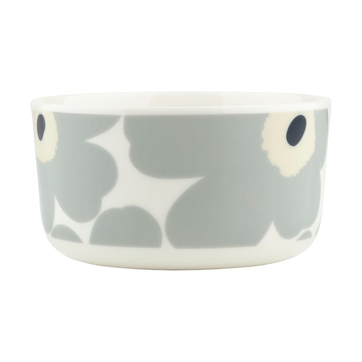 Bol Unikko 50 cl - White-light grey-sand-dark blue - Marimekko