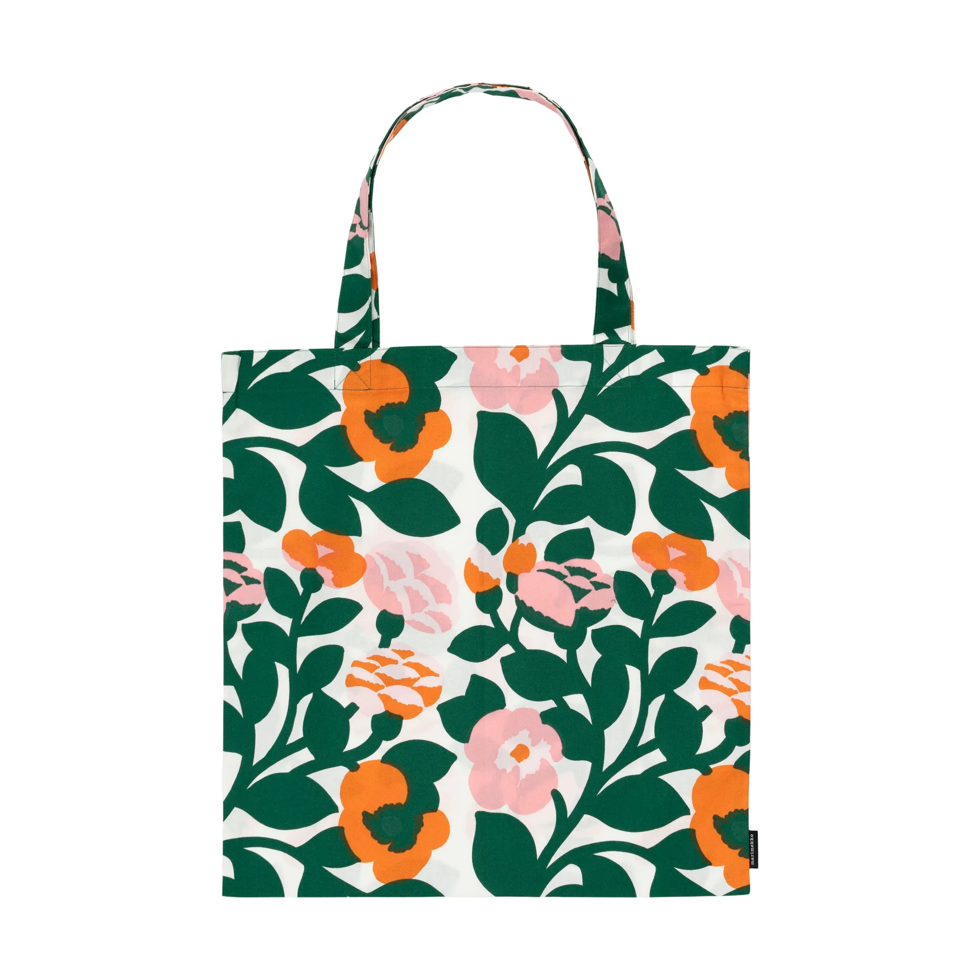 Bolsa Pieni green green 44x43 cm, Verde-naranja Marimekko