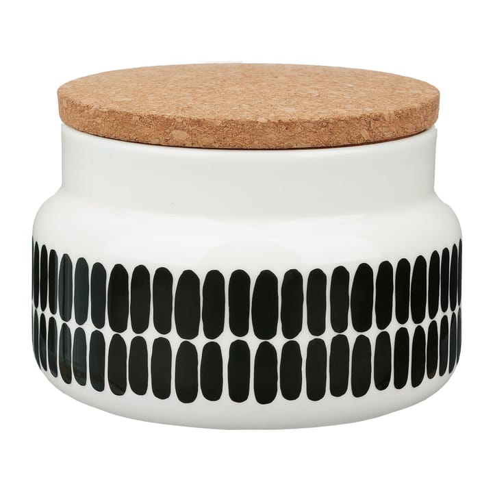 Bote Oiva Alku 0,7 L - Blanco-verde oscuro - Marimekko