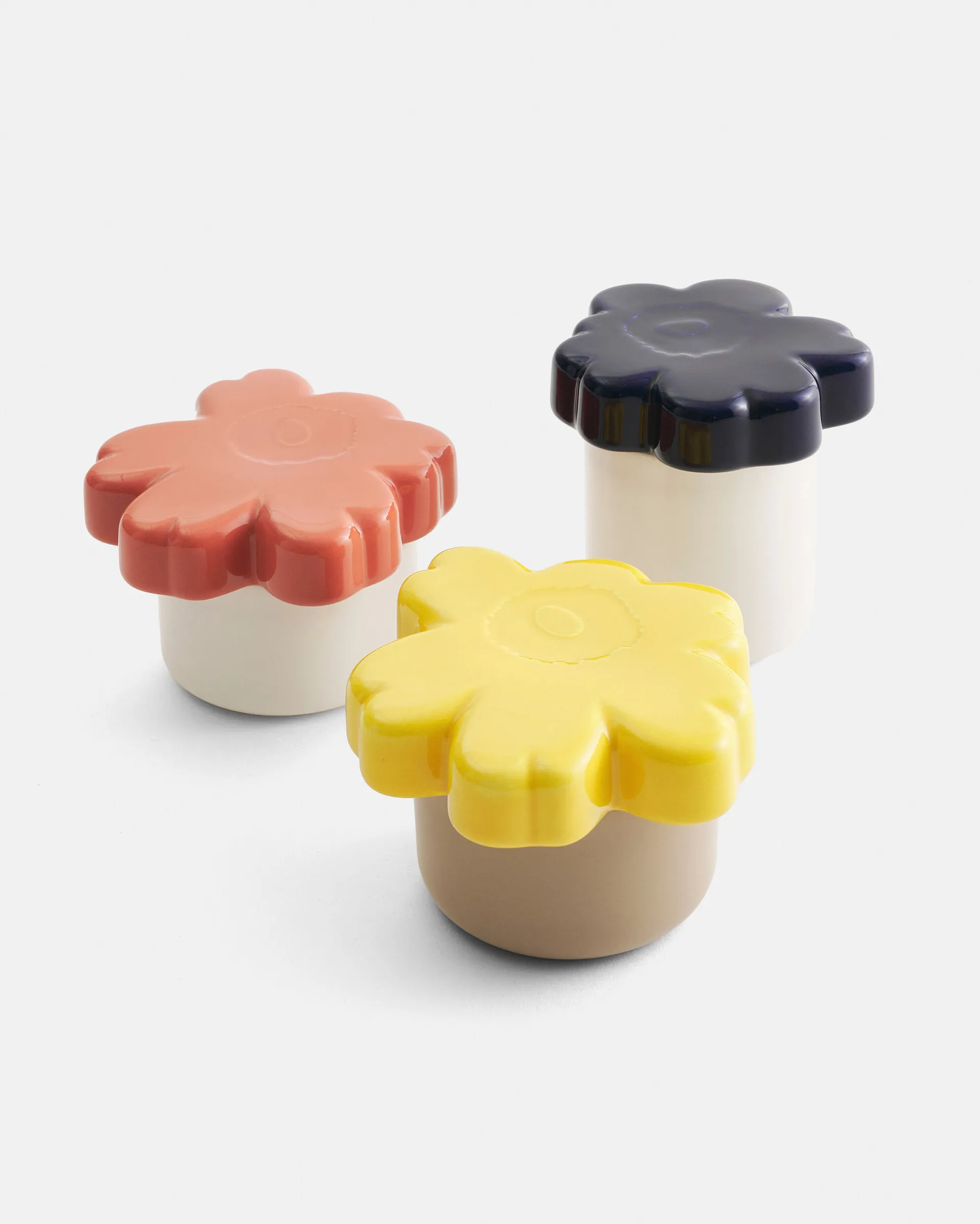 Bote Unikko 60 aniversario Ø19x11 cm, Terra-spring yellow Marimekko