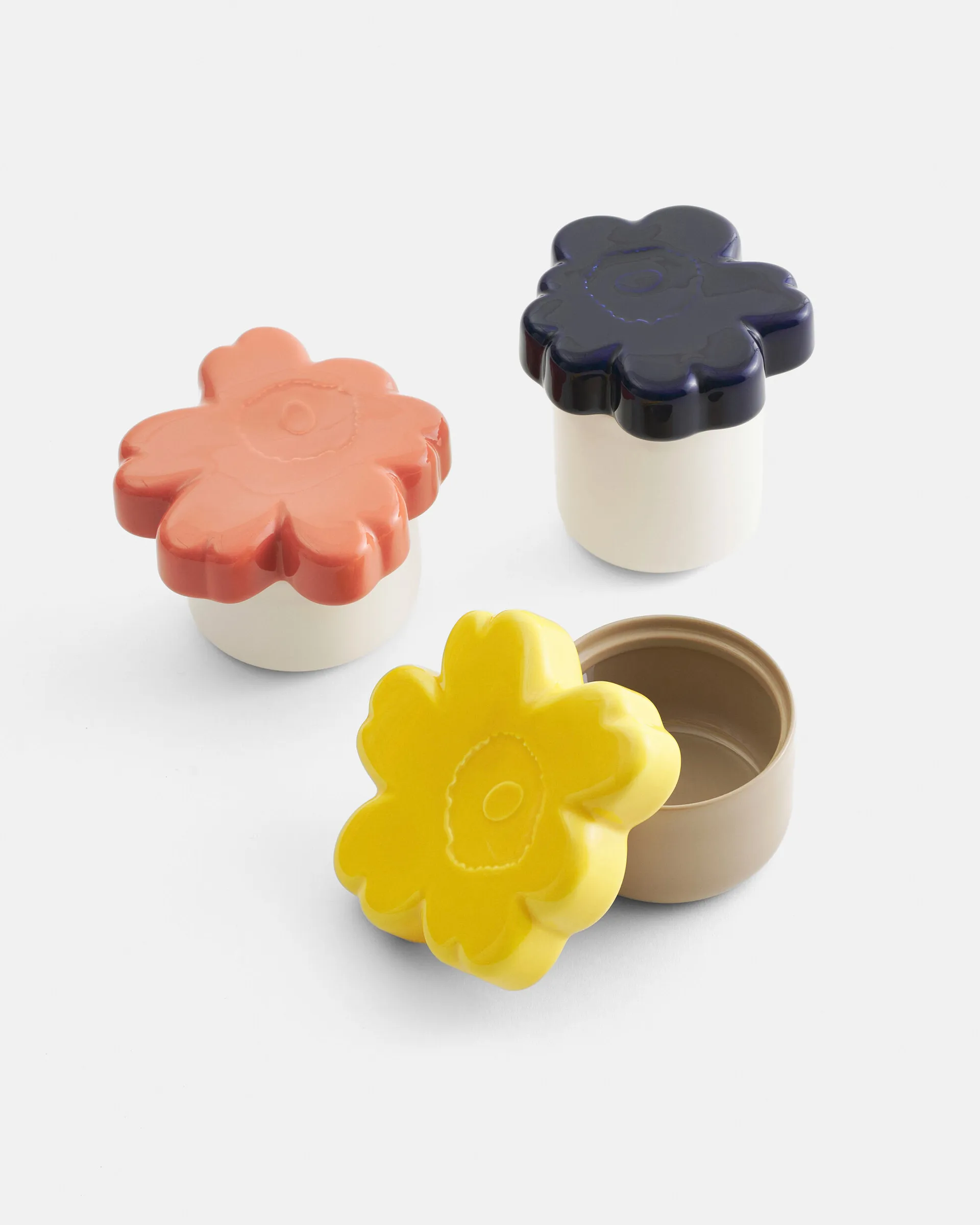 Bote Unikko 60 aniversario Ø19x11 cm, Terra-spring yellow Marimekko