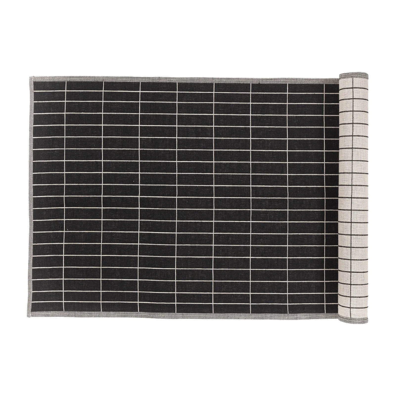 Camino de mesa Pieni Tiiliskivi 47x150 cm, charcoal-beige Marimekko