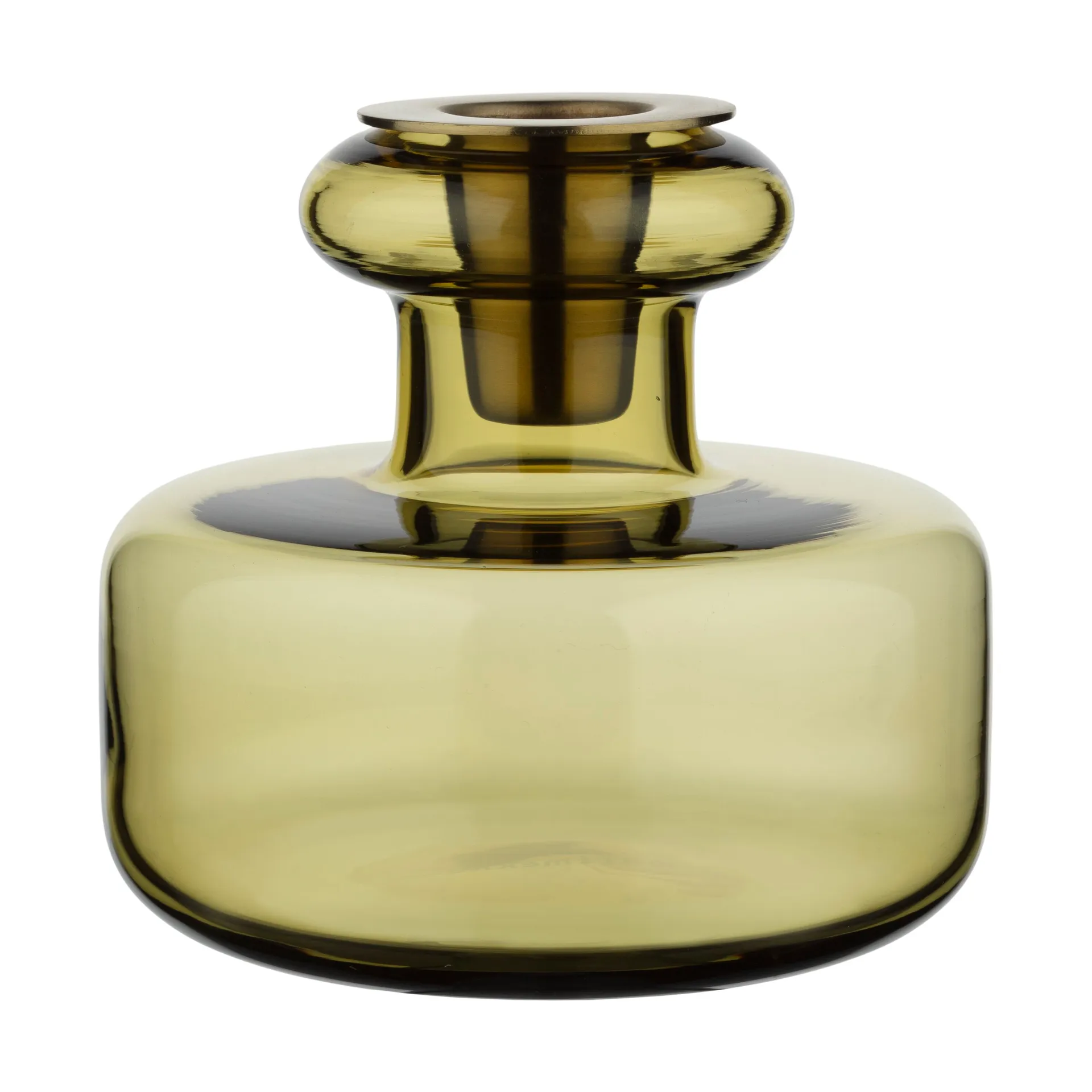 Candelabro Puteli Ø10,5 cm, Verde oliva oscuro Marimekko