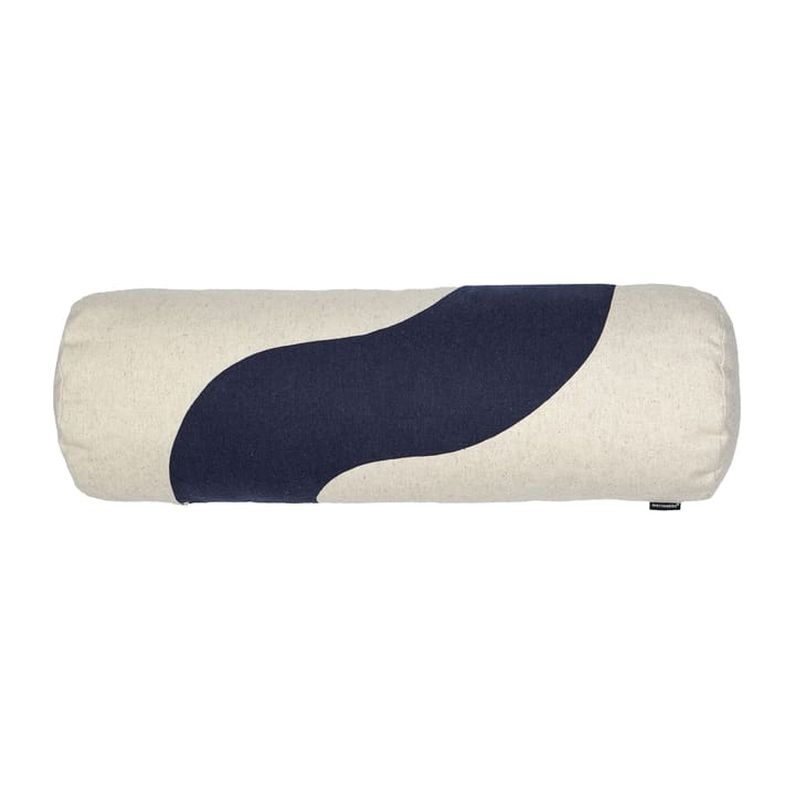 Cojín cilíndrico Seireeni 54 cm, Lino-azul oscuro Marimekko