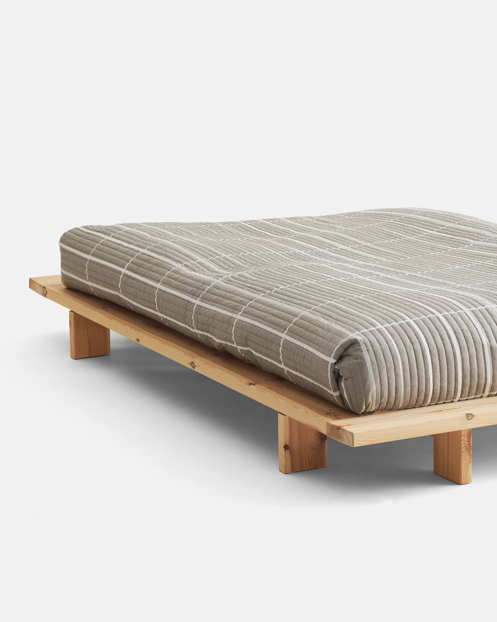 Colcha de cama Tiiliskivi 260x260 cm, Sand-off white Marimekko