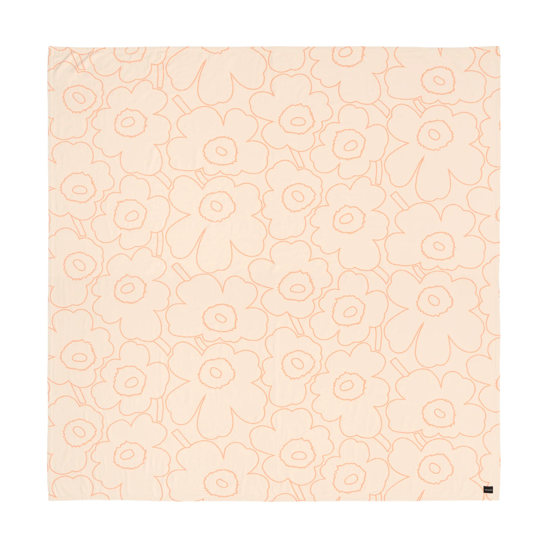 Colcha Piirto Unikko 260x260 cm, Beige Marimekko