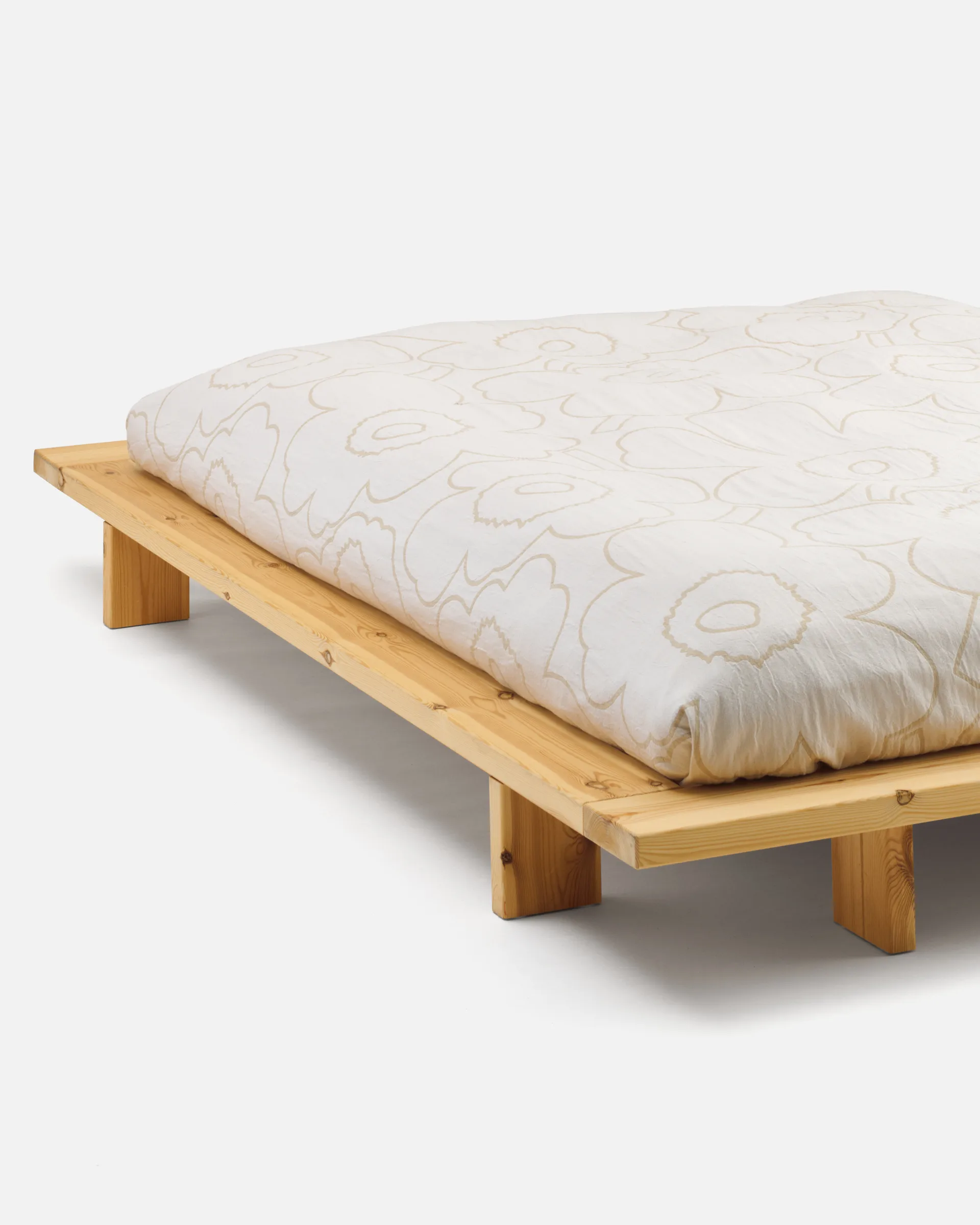 Colcha Piirto Unikko 260x260 cm, Ecru Marimekko