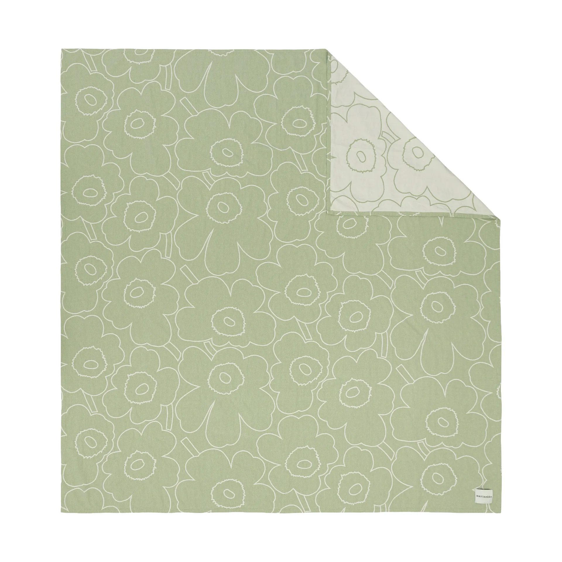 Colcha Piirto Unikko 260x260 cm, Pear-off white Marimekko