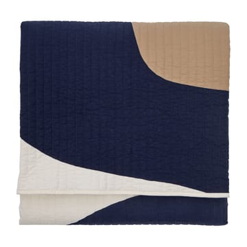 Colcha Seireeni 234x260 cm - Beige-azul oscuro-crudo claro - Marimekko
