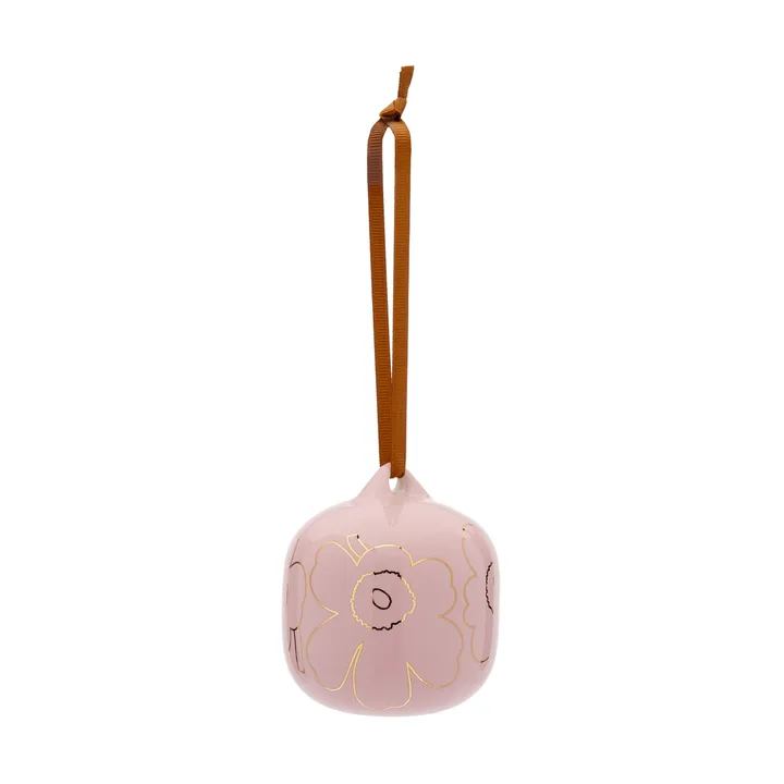 Colgante decorativo Piirto Unikko - Rosa-dorado - Marimekko