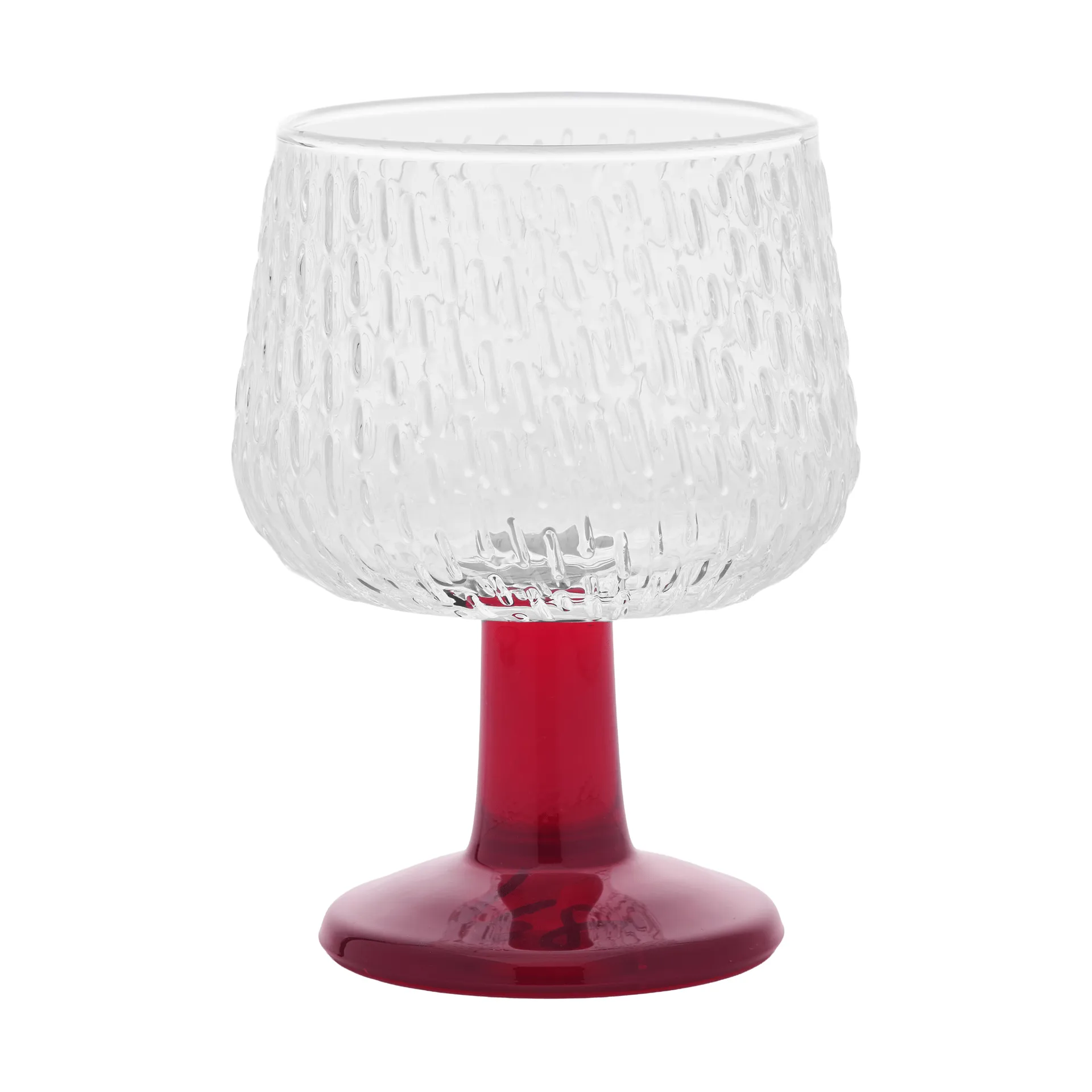 Copa de vino Syksy 2,5 dl, Clear-red Marimekko
