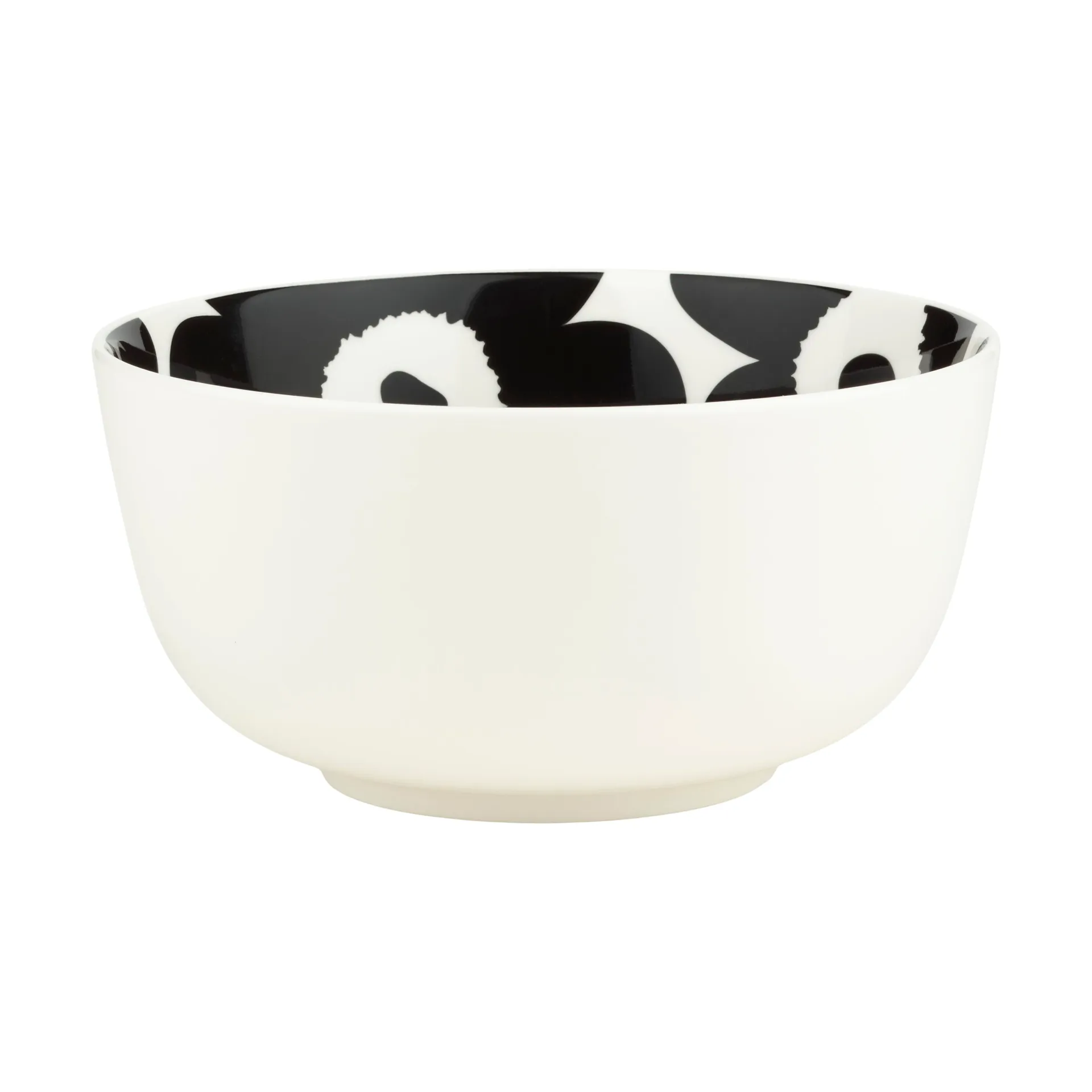 Cuenco Unikko 0,9 L, White-black Marimekko