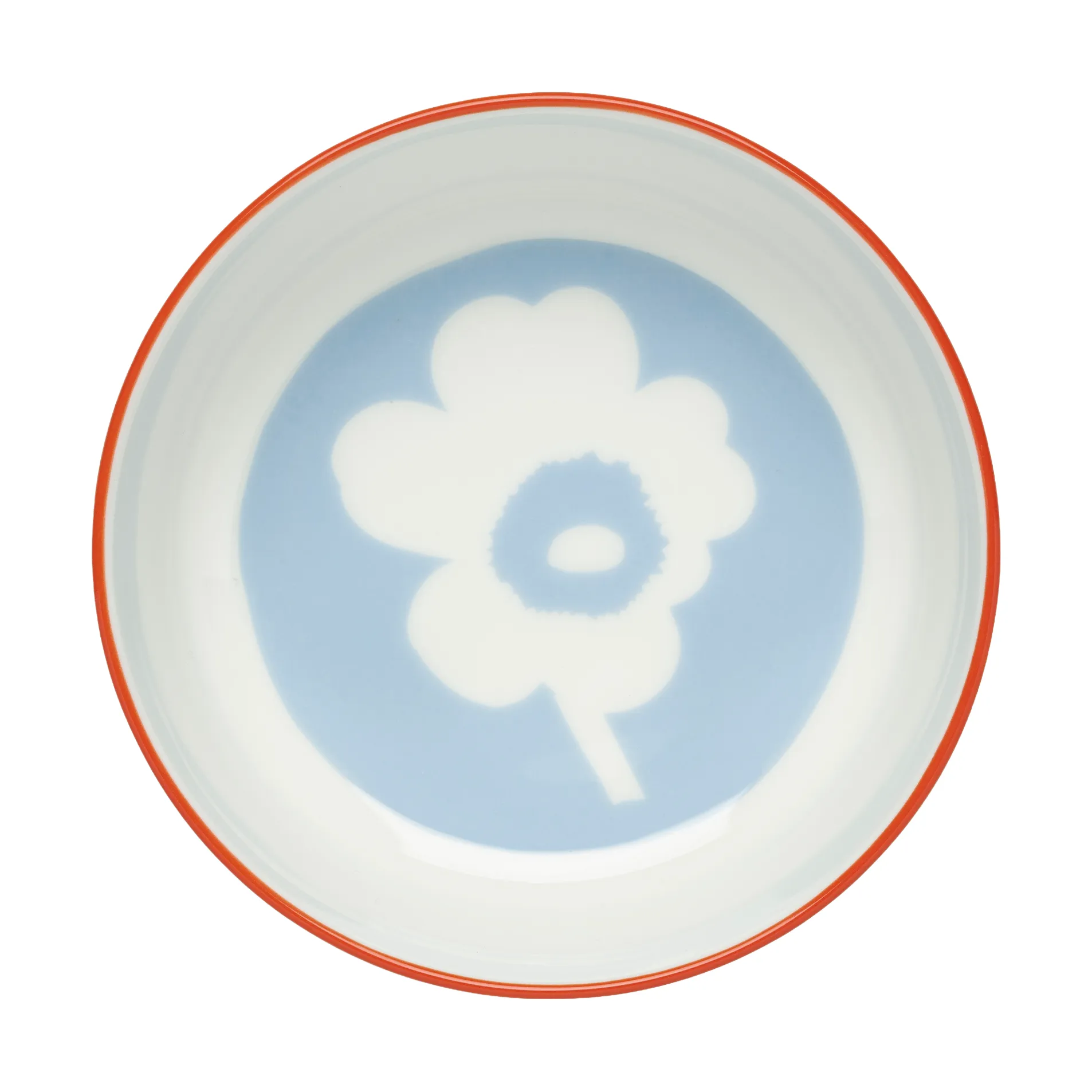 Cuenco Unikko 4 dl, White-light blue-orange red Marimekko