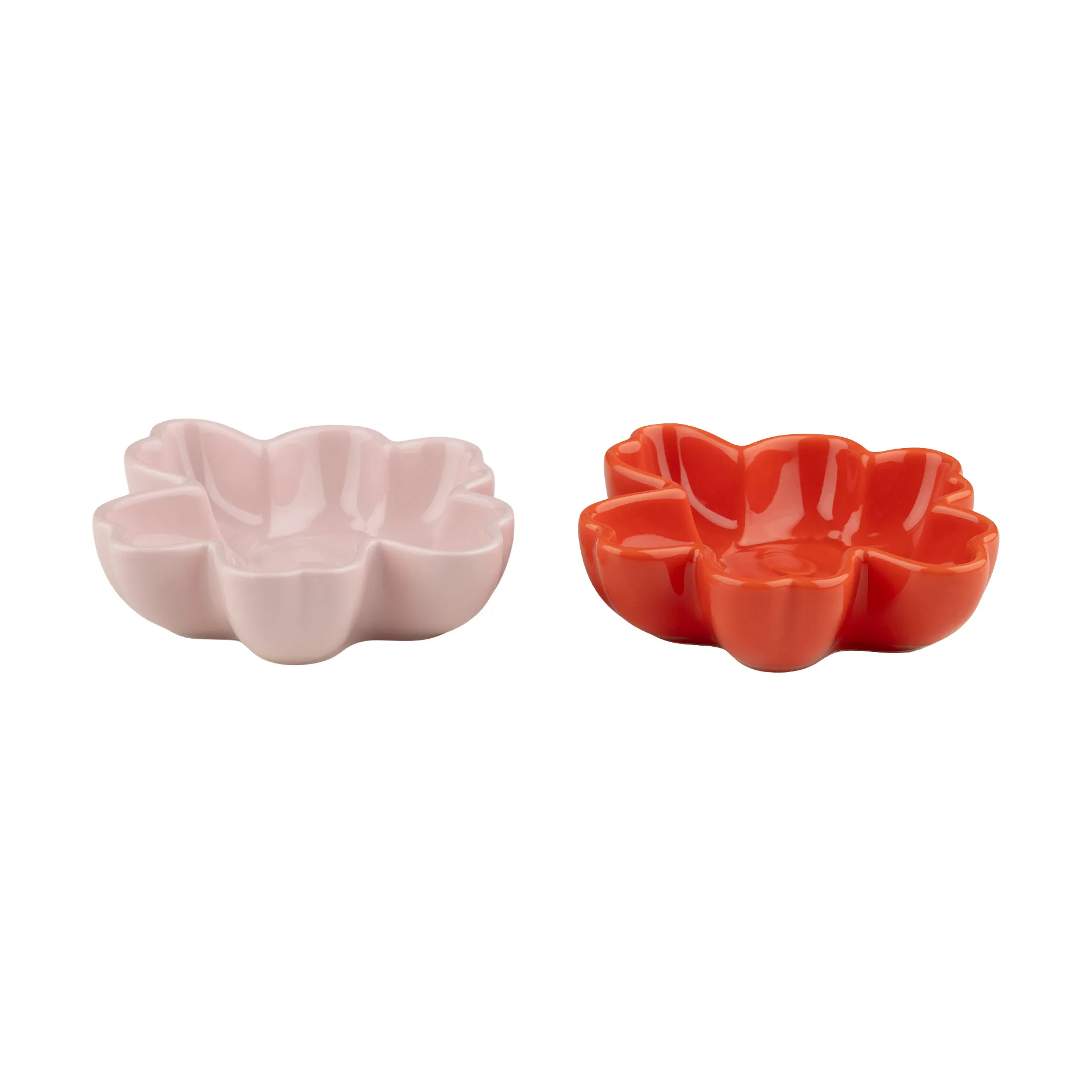 Cuenco Unikko Shape Ø11 cm 2 piezas, Pink-orange red Marimekko