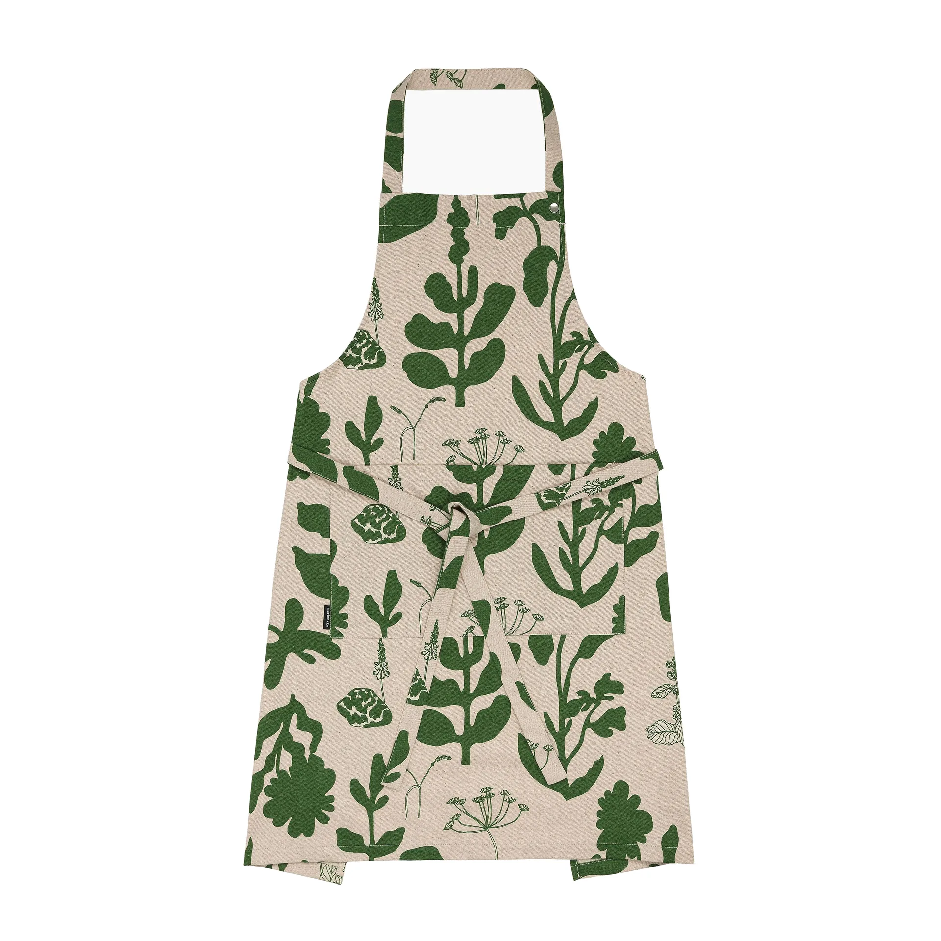 Delantal Elokuun Varjot, verde-beige Marimekko