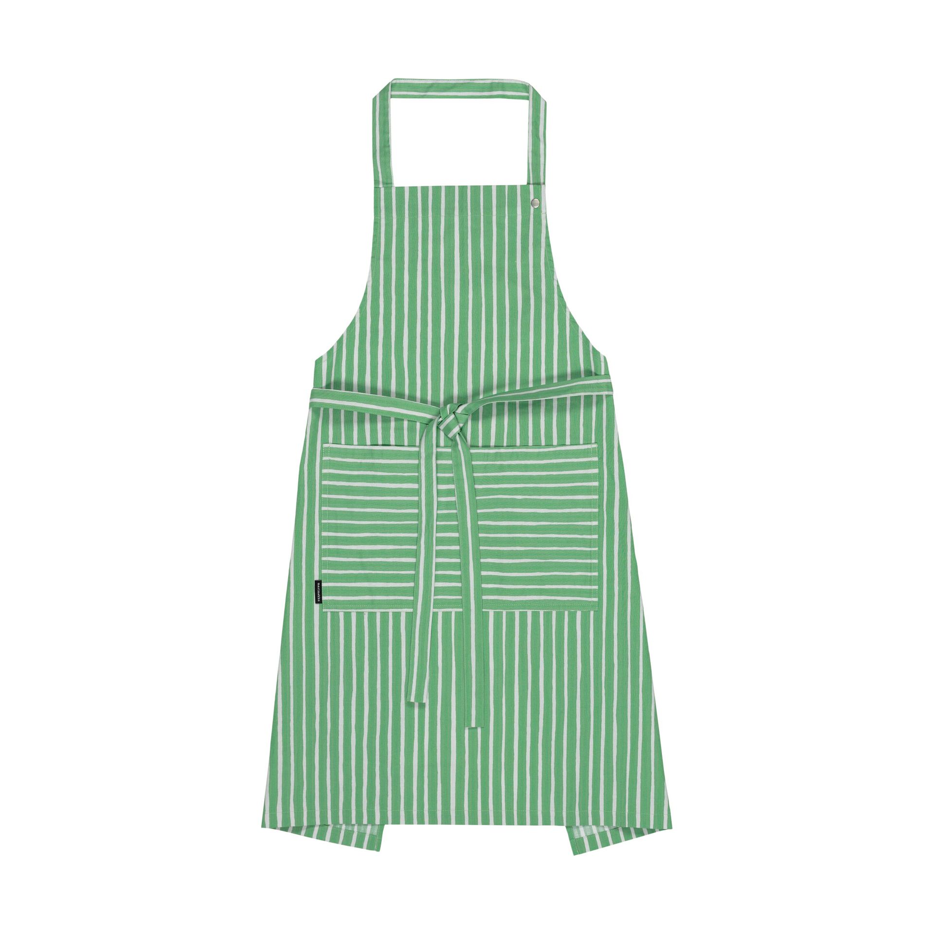 Delantal Piccolo, Light grey-spring green Marimekko