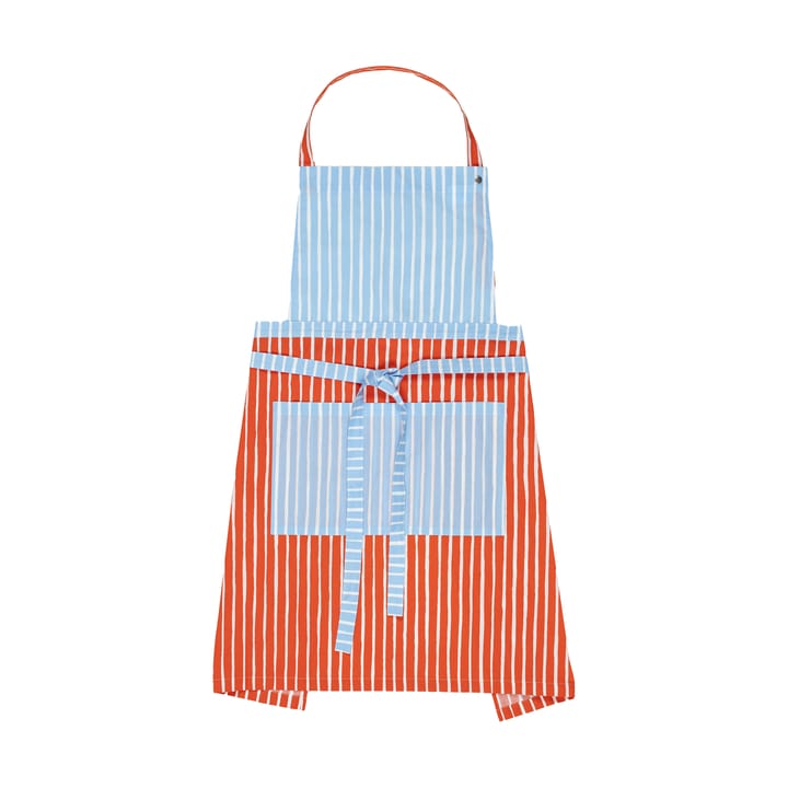 Delantal Piccolo - White-tomato red-light blue - Marimekko