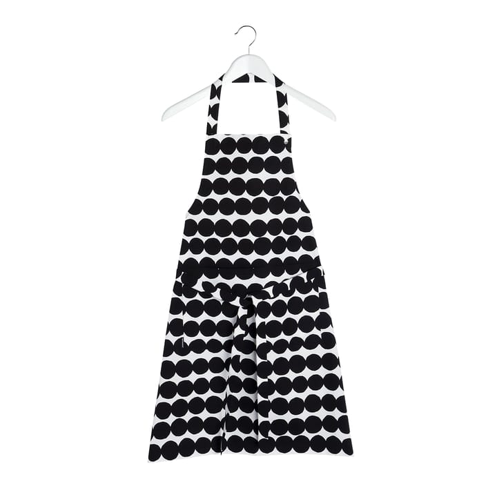 Delantal Räsymatto - negro-blanco - Marimekko