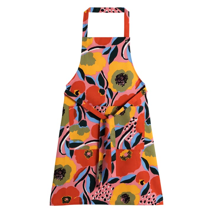 Delantal Rosarium - Rosa-azul-rojo - Marimekko