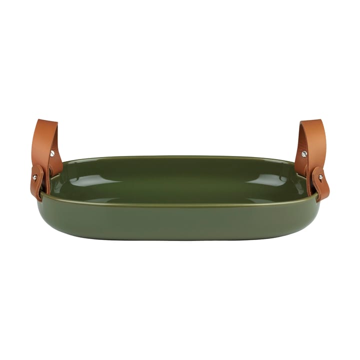 Fuente para servir Oiva iso 23x32 cm - Verde cosecha - Marimekko