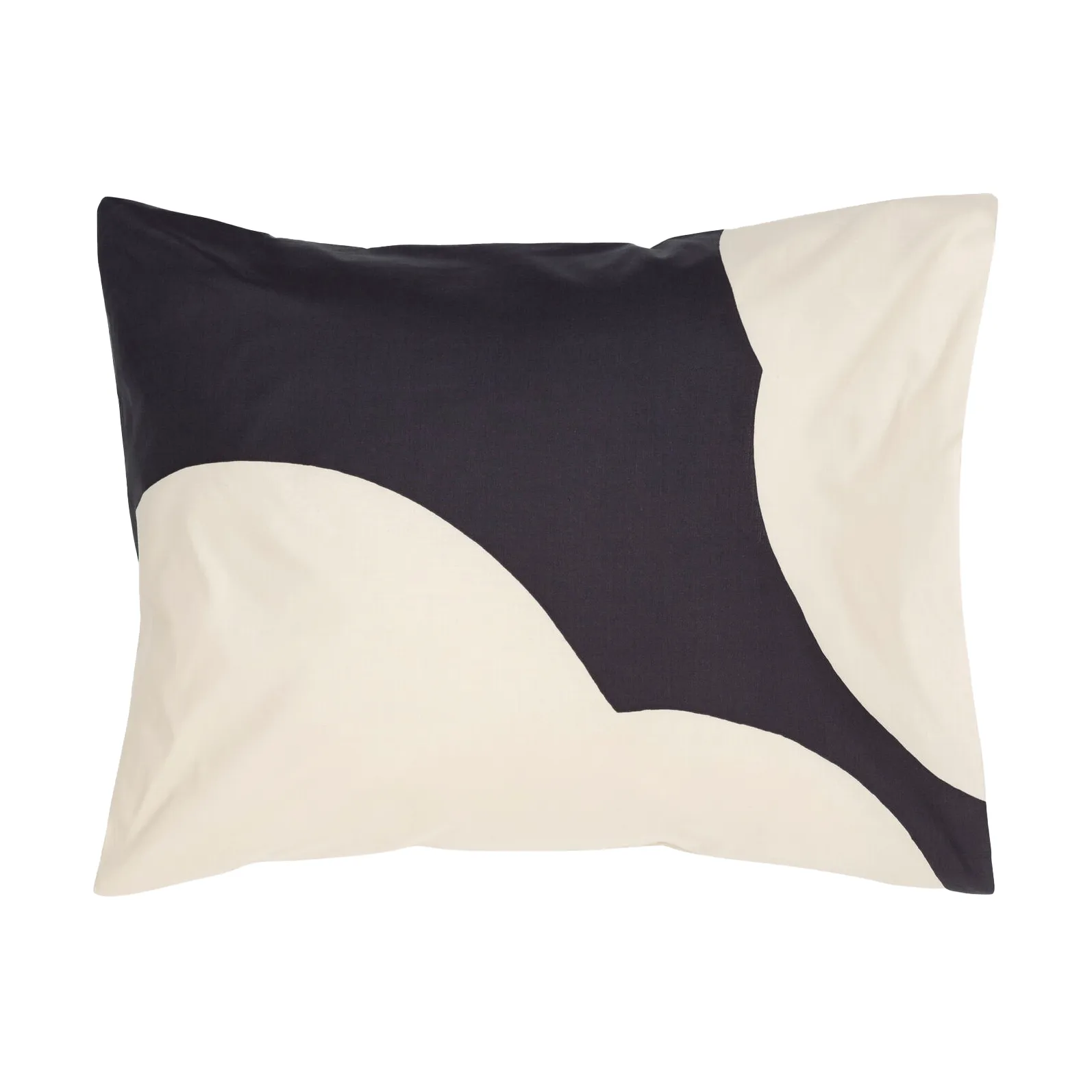 Funda de almohada Iso Unikko 50x60 cm, Off white-charcoal Marimekko