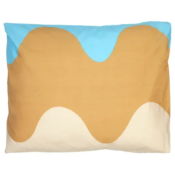 Funda de almohada Lokki 50x60 cm - Beige-azul - Marimekko