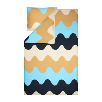Funda de almohada Lokki 50x60 cm - Beige-azul - Marimekko
