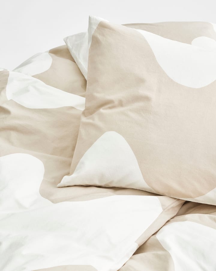Funda de almohada Lokki 50x60 cm, Beige-blanco Marimekko