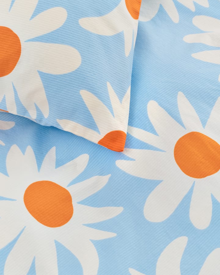 Funda de almohada Rakastaa ei rakasta 50x60 cm, Orange-Off-white-light blue Marimekko