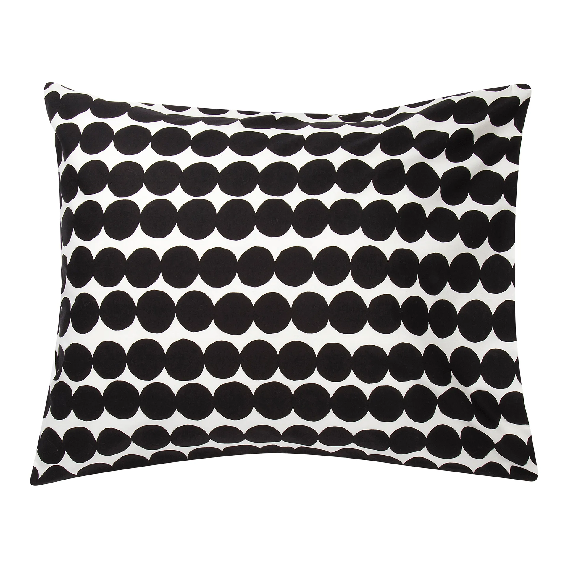 Funda de almohada Räsymateo 50x60 cm, negro-blanco Marimekko