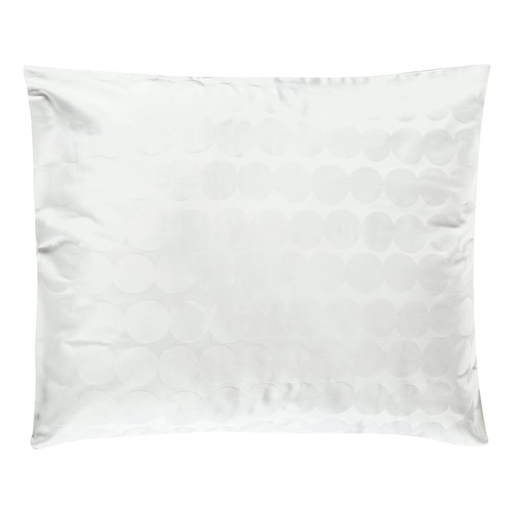 Funda de almohada Räsymatto satén de algodón 50x60 cm - blanco - Marimekko