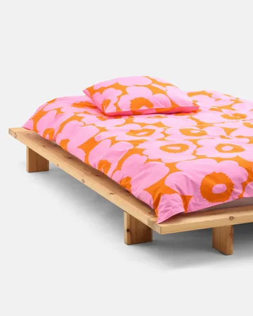 Funda de almohada Unikko 50x60 cm - Orange-pink - Marimekko