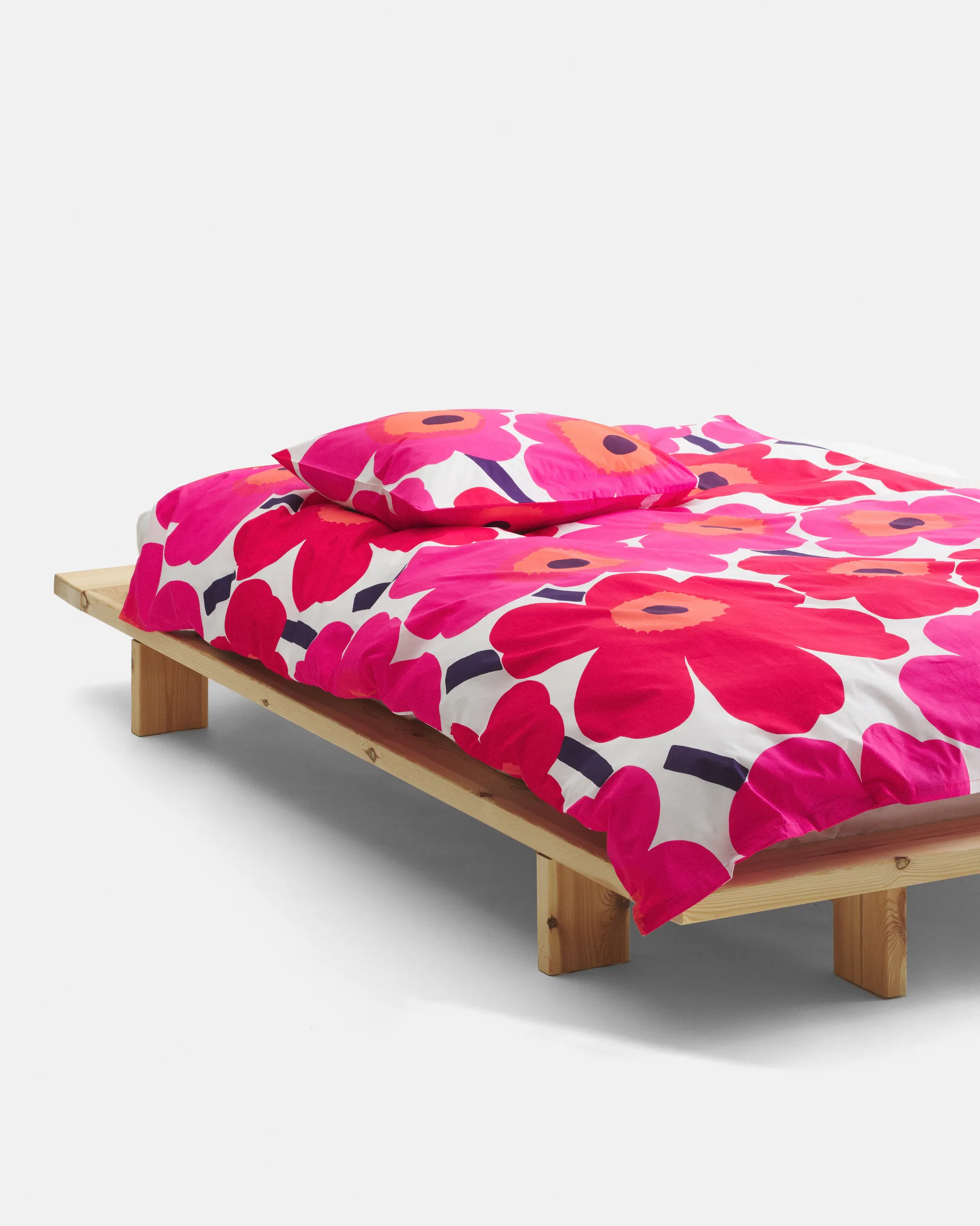 Funda de almohada Unikko 50x60 cm, Rojo Marimekko