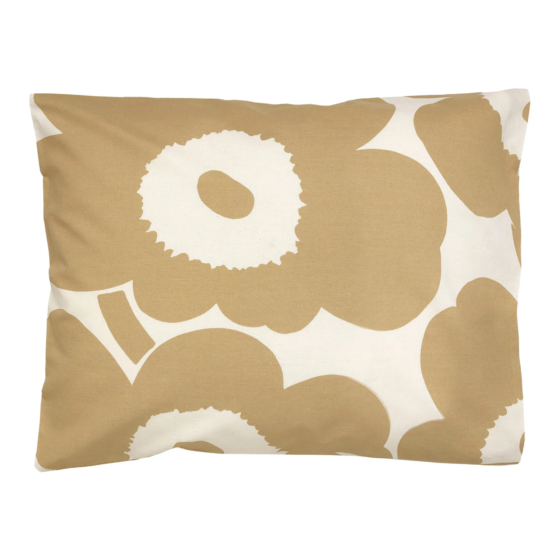 Funda de almohada Unikko algodón-cáñamo 50x60 cm, Beige Marimekko