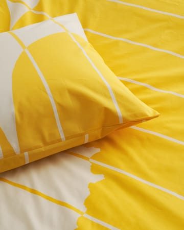 Funda de almohada Vesi Unikko 50x60 cm - Spring yellow-ecru - Marimekko